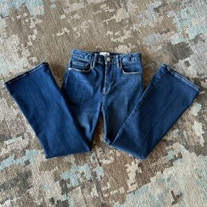 Frame Le One Mini Boot cropped jean